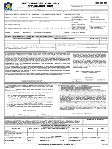 hdmf loan form 2023|pag ibig loan form 2023.